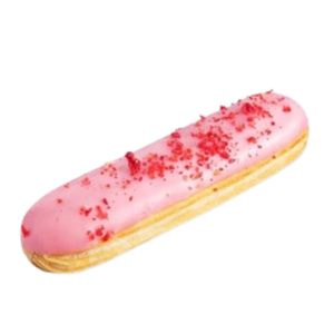 Strawberry eclair